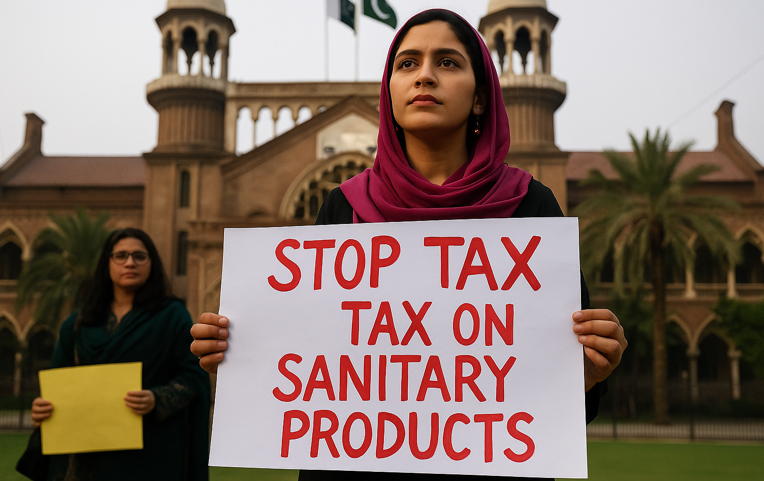 Tax on sanitary products challenged in Lahore High Court in 2025