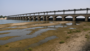 Indus River water levels receding at Guddu Barrage in 2025