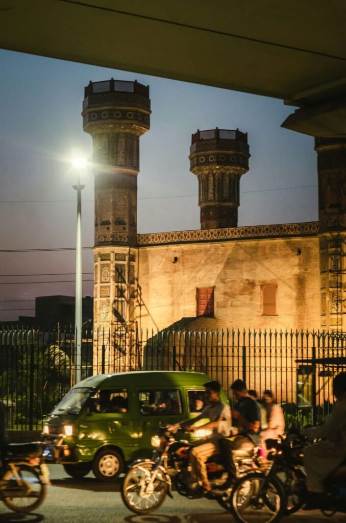 Lahore traffic A busy road in Lahore