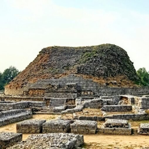 Dharmarajika Stupa in Taxila