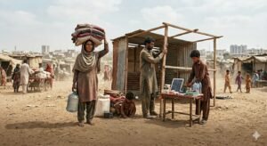 People Moving Away From their Homes due to Catastrophic Climate Situation.
