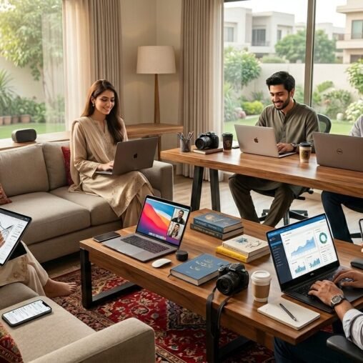 A Group of People working on their laptops.