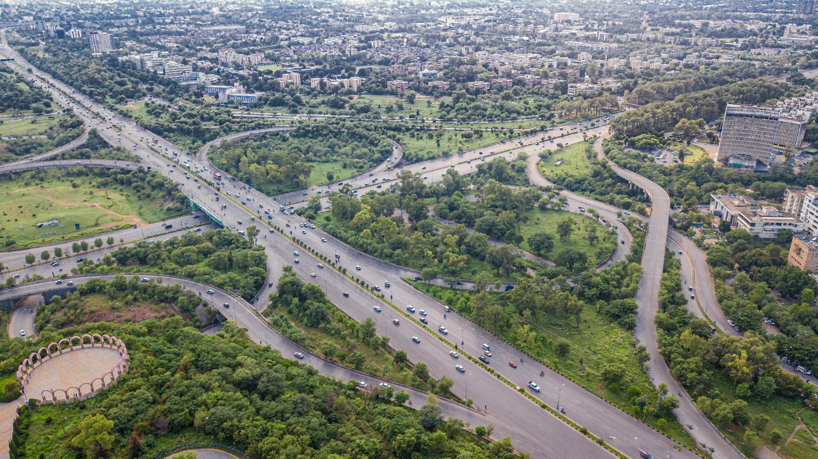 Aerial Shot of Islamabad