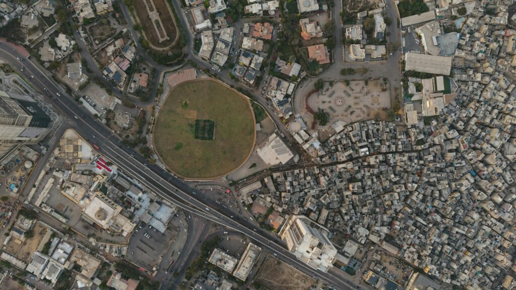 Aerial Shot of Karachi (Pakistan's Urban Heat)